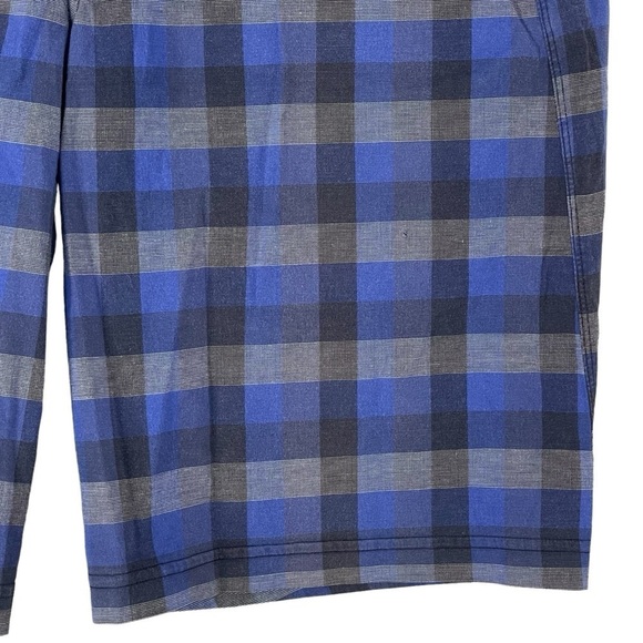 Lululemon Shorts Mens 34 x 10" Kahuna 2.0 Plaid Print Flat Front Performance - Picture 6 of 12